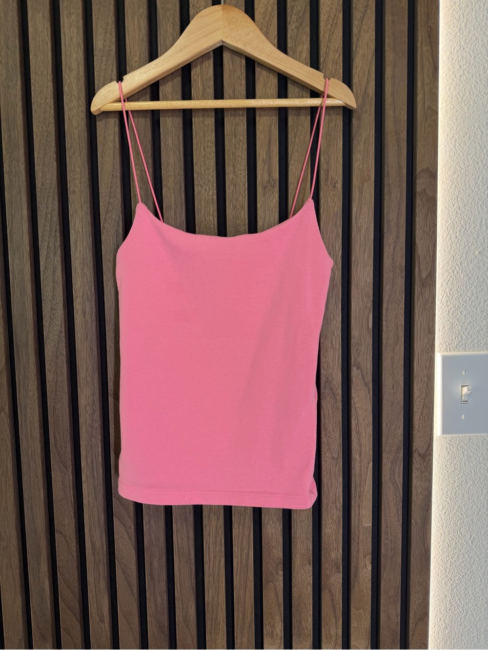 Zara Pink Spaghetti Strap Cami Tank Top
